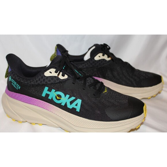HOKA ONE MEN\'S CHALLENGER ATR 7 TRAIL RUNNING HIKING SHOES BKTM BLACK SZ 11 main image 4